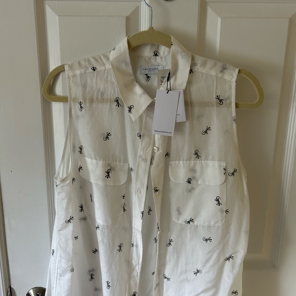 Equipment Femme sleeveless blouse - Picture 5 of 6